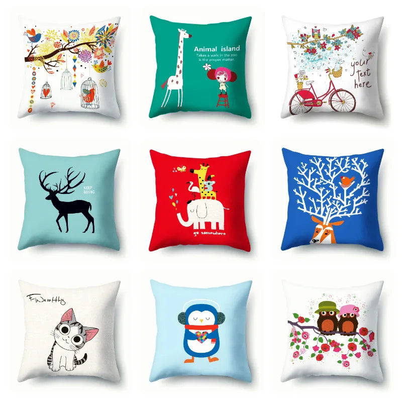 DIY Customized Throw Pillow Custom Cushion Cover Home Decorative Square Wedding Pets Baby Picture Print Pillowcase Gift