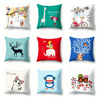 DIY Customized Throw Pillow Custom Cushion Cover Home Decorative Square Wedding Pets Baby Picture Print Pillowcase Gift