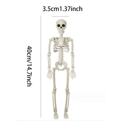 1pc Halloween Decoration Fake Skeleton Sculpture For Halloween Decor, Home Decor, Garden Decor, Haunted House