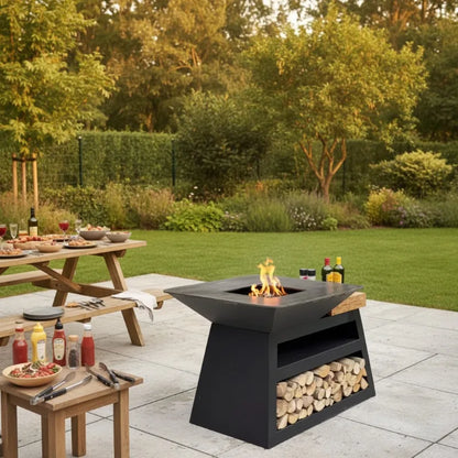 Professional Outdoor Steel Bbq Grill Manufacture Outdoor Charcoal Fire Pit Bbq for Sale