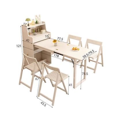 Modern Extendable Dining Tables Rustic Multifunctional Design Italian Dining Tables Luxury Nordic Mesas Extensibles Furnitures