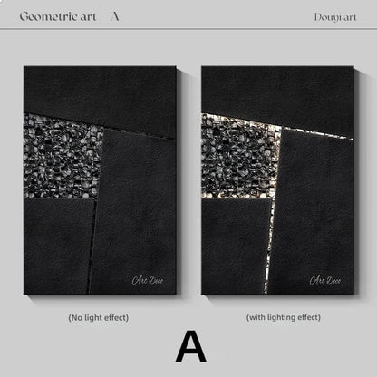 Modern Living Room Decoration Painting Minimalist Abstract Three-dimensional Sandstone Entrance Hanging Painting Sofa Background