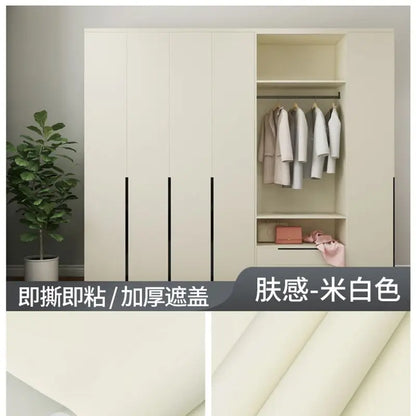 Baby Skin Sensation Thick Self Adhesive Waterproof PVC Wallpaper Muebles Furniture Kitchen Cabinets Armoire Oil Proof Stickers