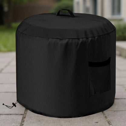 Outdoor Fire Pit Cover Waterproof Outdoor Round Fire Pit Cover Weatherproof Oxford Fabric Protector For Barbecue Bonfire