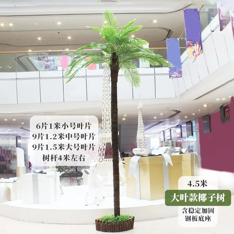 large artificial coconut tree indoor and outdoor decorative plant hotel floor palm tree