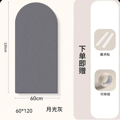 Felt Board Wall Stickers Thick Anti-collision Protect Wallpaper Decor Photo Message Background Arched Bridge Shape Bedroom Art