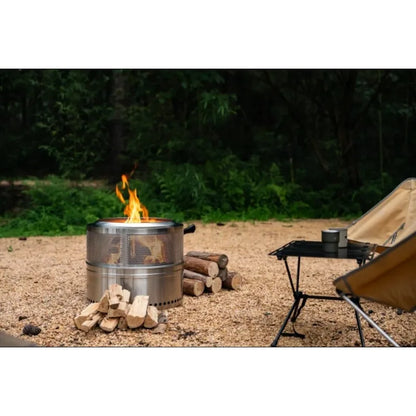 10\" Bonfire Grill Fire Pit Stand with Smokeless Accessory Kit BBQ Grills Cooking Grate