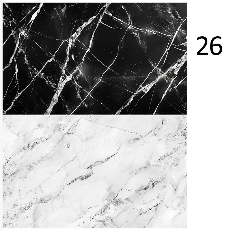 Marble Photography Backdrops 57*87CM 2 Sided Wood Grain Photo Background Wallpaper Studio Waterproof Products Photographic Props