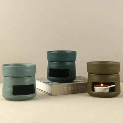 Modern Simplicity Style  Ceramic Aromatherapy Burner Essential Oil Furnace Indoor Smell Fragrance Censer Home Decor