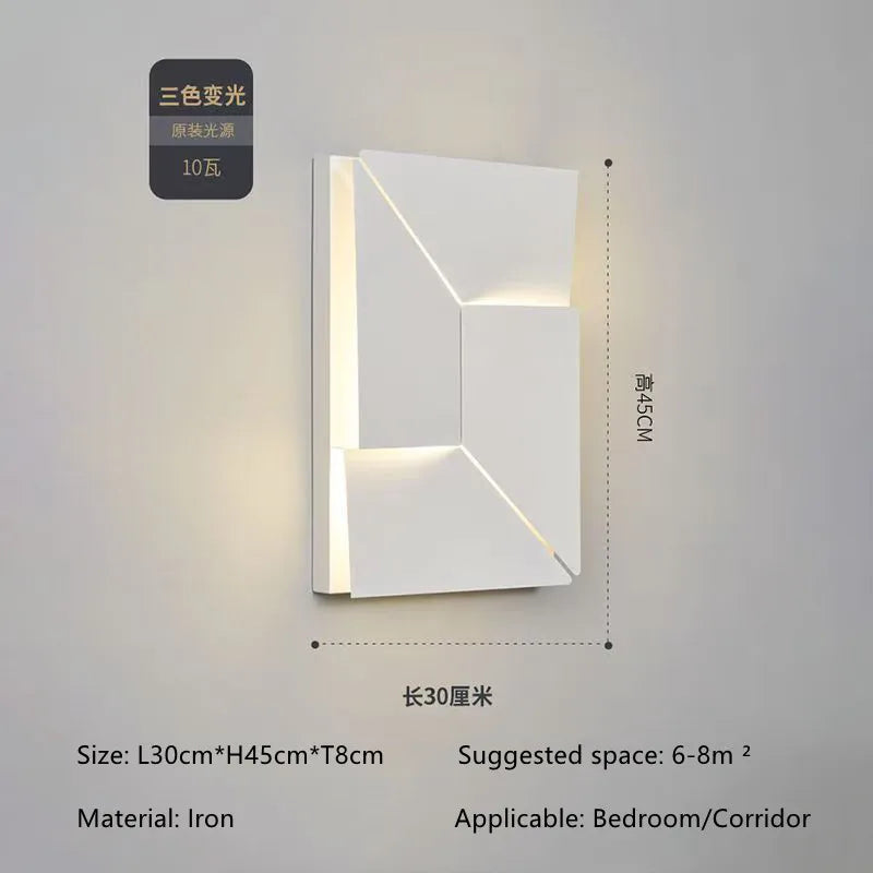 Living Room Background Wall Art Wall Lamp Minimalist Bedroom Bedside Entrance Hall Foyer Hallway Decorative Wall Painting Lamp