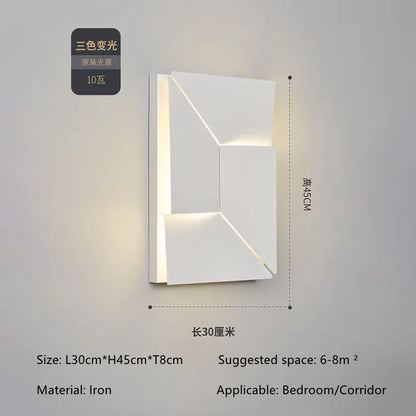Living Room Background Wall Art Wall Lamp Minimalist Bedroom Bedside Entrance Hall Foyer Hallway Decorative Wall Painting Lamp