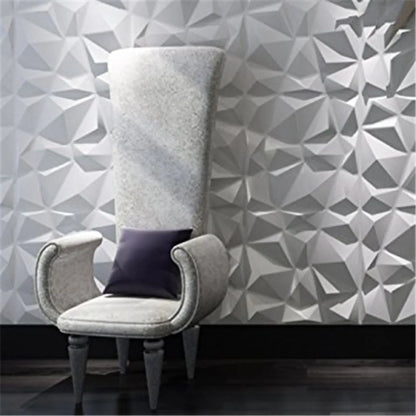 White 3D Wall Panel Foam Brick Waterproof Non-self-adhesive Wall Sticker Classics PVC Background Wallpaper Bathroom Ceiling