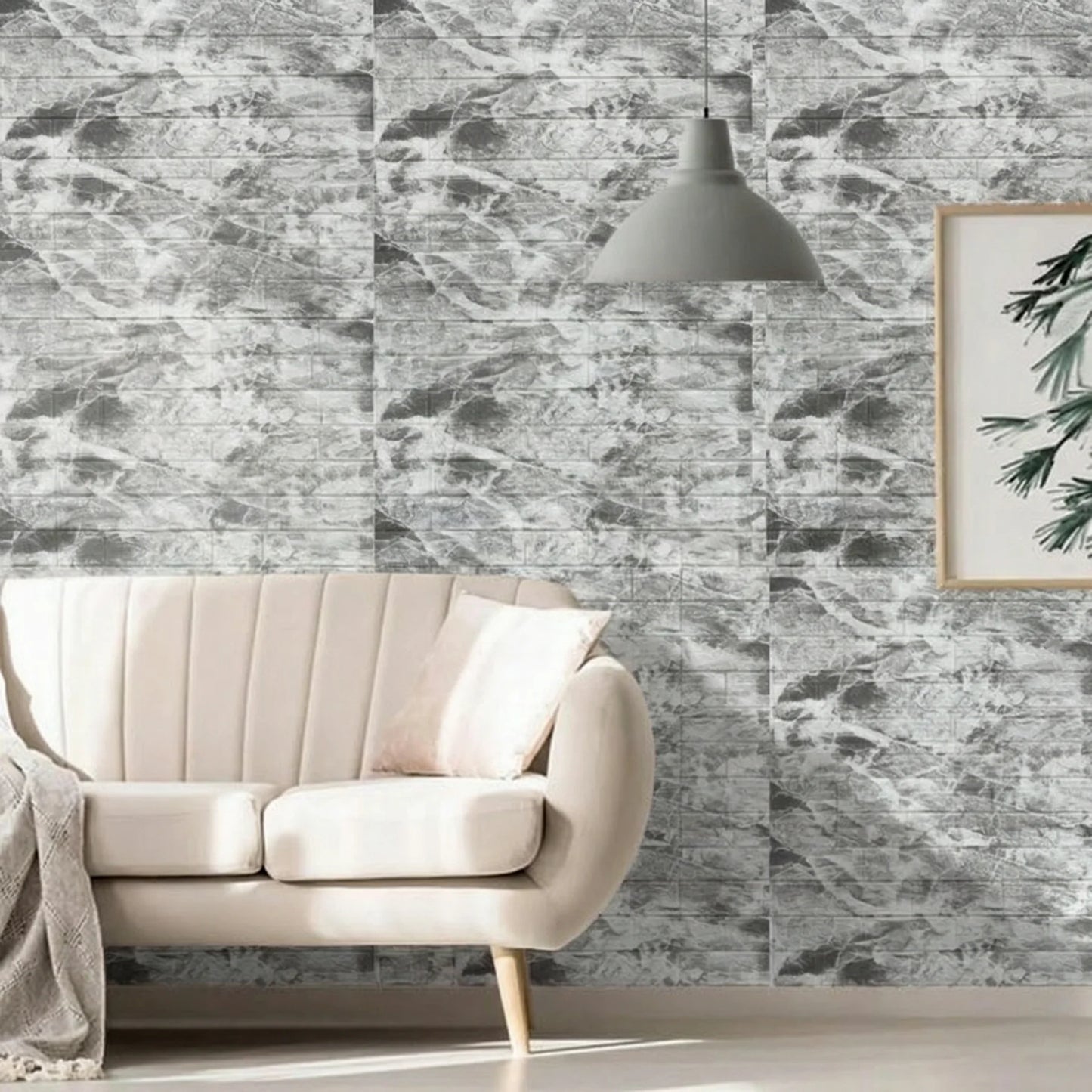 Faux Brick 3D Wallpaper 70cmx100cm Self Adhesive Waterproof Stain Resistant Wall Sticker Modern Kitchen Indoor Home Wall Decor
