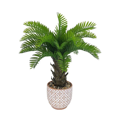 HXGYZP Artificial Coconut Tree Potted Plant Tropical Palm Tree Bonsai Decoration for Home Office Indoor Outdoor 50cm 70cm