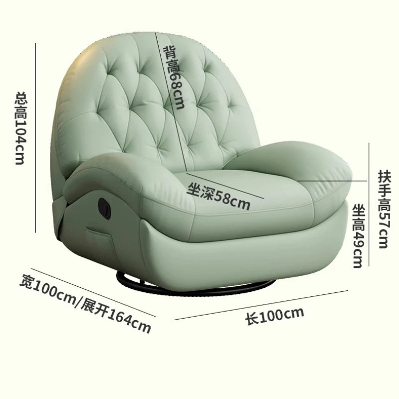 Lazy Single Living Room Sofas Modern Armrest Modern Reading Living Room Reclining Wall Muebles Para El Hogar Home Furniture
