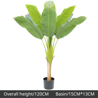 180cm Artificial Tall Banana Tree Plant Large Fake Green Plants, Palm Leafs for Room Decoration or Outdoor Tropical Plants Decor