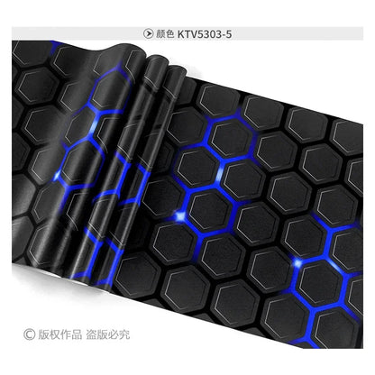 KTV Wallpaper Wallpaper 3D Stereoscopic Technology Internet Cafe Background Live Theme E-sports Hotel Decoration Wall Covering