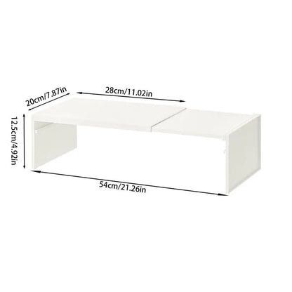 Kitchen Stretchable Cabinet Shelf Cupboard Separated Storage Rack Countertop Organizer Shoe Organizer Shelf Save Space