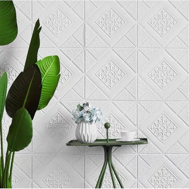 20Pc 35X35cm Imitation Brick Wallpaper Self-adhesive Waterproof Moisture-proof Living Room Background Bedroom Wall Decoration