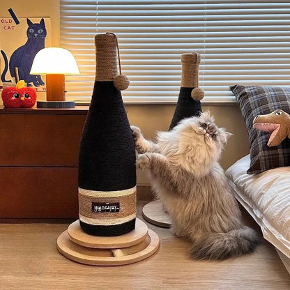 Wine Bottle Sisal Cat Scratching Posts Corner Sofa Wear Resistant Scratching Posts Cats Rope Toys Scratchers Pets Supplies