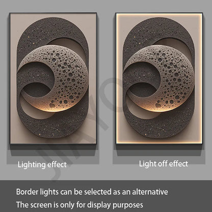 Modern  Foyer Living Room Decoration Luminous Corridor Hanging Mural Lights Luxury LED Wall Lamp With Simple Texture Style