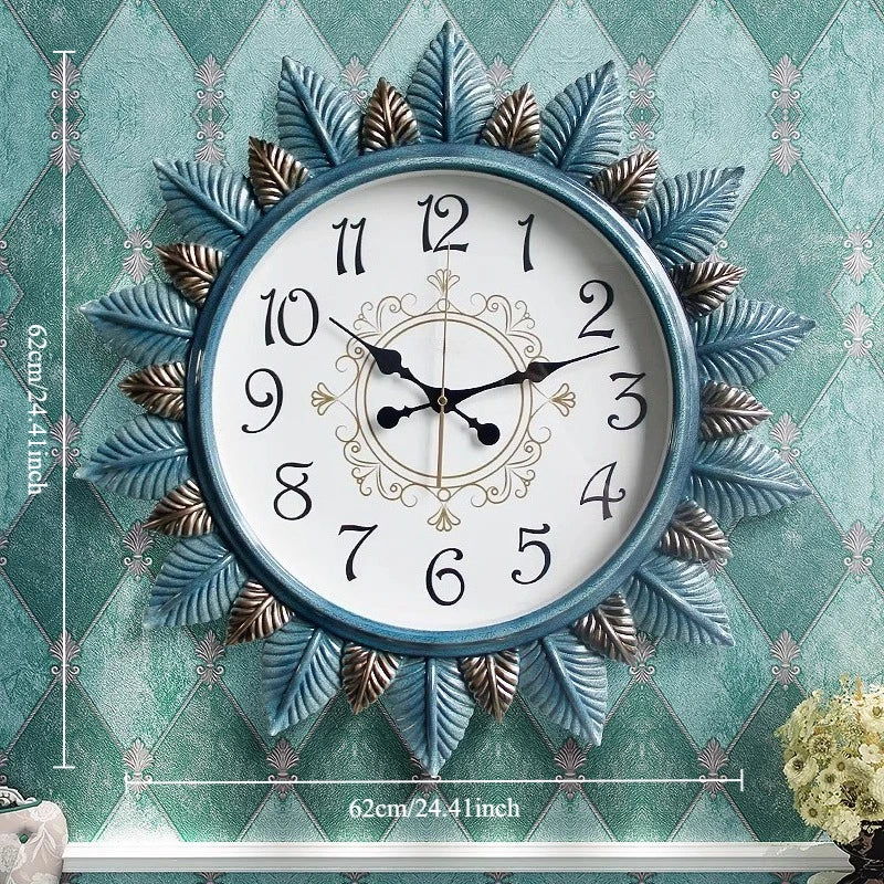 American Style Wall Clock Living Room Home Decor Creative Clock Modern Minimalist Wall Clock