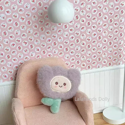 1:12 DIY Dollhouse (20x28cm)Adhesive Wallpaper on The Back for Kitchen(viscous) Living Room Bedroom Floor Decoration Accessories