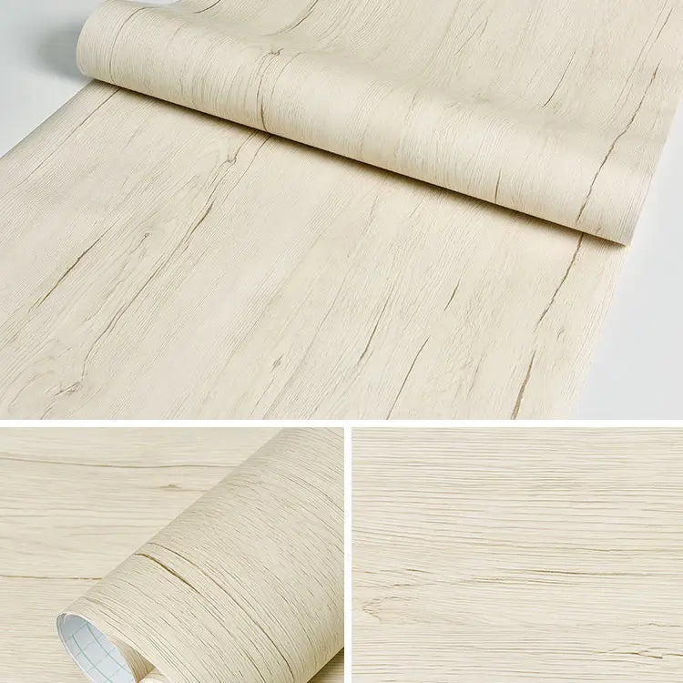 Wood Pattern DIY Self Adhesvie Waterproof Wallpaper Vinyl Wall Stickers Film for Furniture Renovation Stickers Home Stick Decors