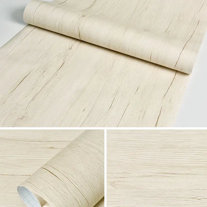 Wood Pattern DIY Self Adhesvie Waterproof Wallpaper Vinyl Wall Stickers Film for Furniture Renovation Stickers Home Stick Decors
