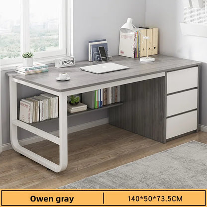 Desk Desktop Computer Desk Simple Home Desk Student Bedroom Bookshelf Integrated Writing Desk