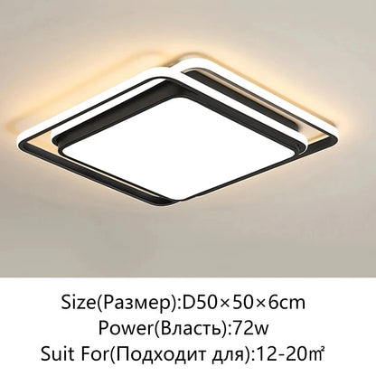 Living Room LED Ceiling Lamp Modern Simple Bedroom Room Dining Light Nordic Lustre Home Decor Interior Lighting Kids Chandelier