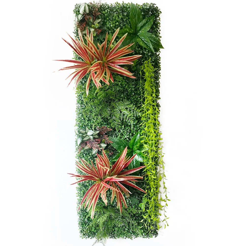 HUA TIAN 40*120CM Artificial Plant Turf Grass Moss Subtropical Plant Decoration Home Fake Wall Panel Lawn Garden Decoration