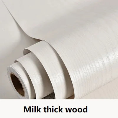 Wooden Door Wallpaper Vinyl Self Adhesive Waterproof Contact Paper for Living Room Kitchen Cupboard Furniture Renovation Sticker