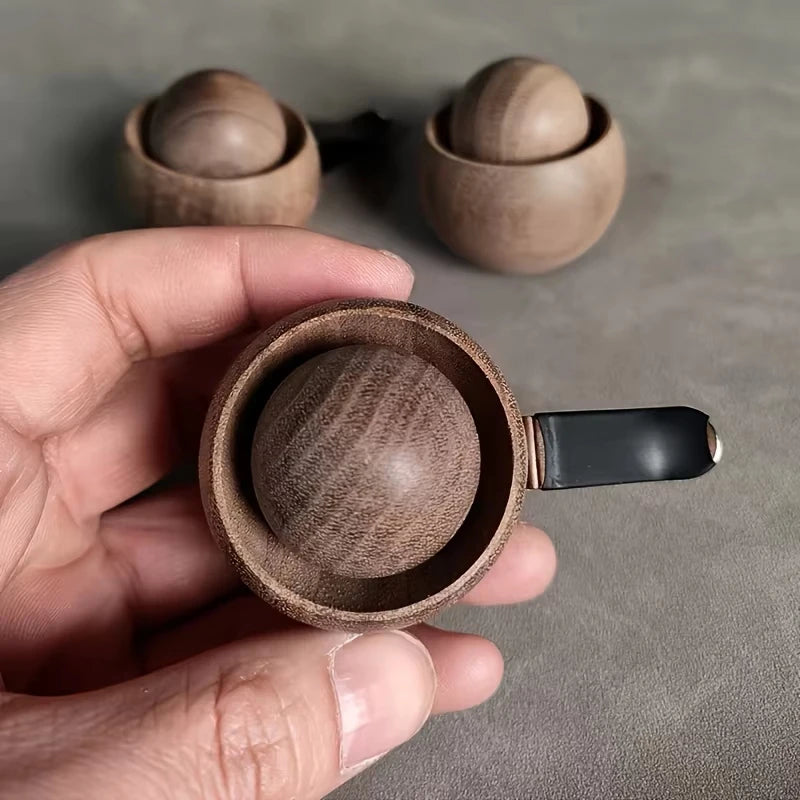 1/2/4Pcs Wood Essential Oil Diffuser No Electric Natural Natural Black Walnuts Mini Cute Car & Home Fragrance for Bedroom Office