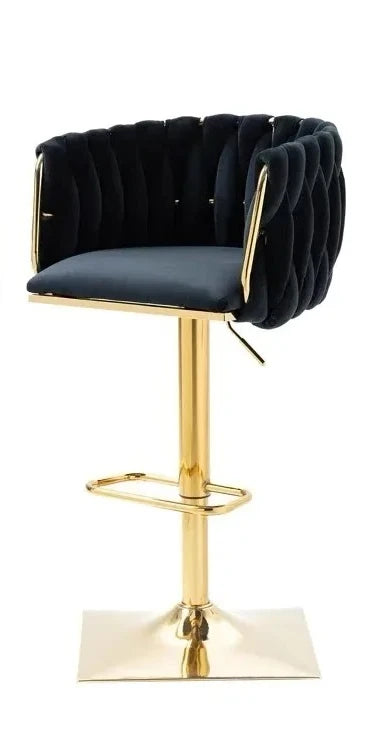 Modern Gold Legs Bar Stools Adjustable Height Italian Minimalist Bar Stools Ergonomic Designer Mama Sandalyesi Kitchen Furniture