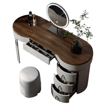 Nordic Rustic Dressing Tables Vintage Drawer Wooden Luxury Dressing Tables Classic Bedroom Penteadeira House Accessories