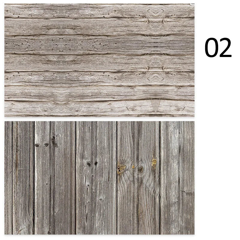 Marble Photography Backdrops 57*87CM 2 Sided Wood Grain Photo Background Wallpaper Studio Waterproof Products Photographic Props