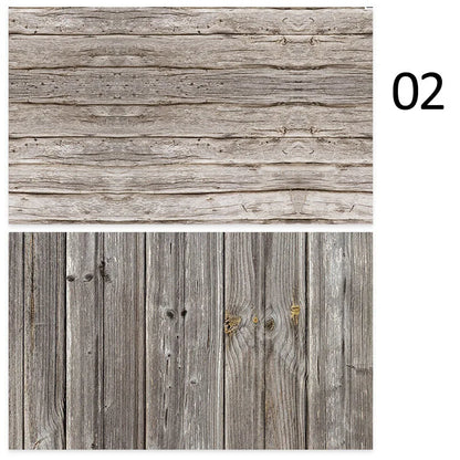 Marble Photography Backdrops 57*87CM 2 Sided Wood Grain Photo Background Wallpaper Studio Waterproof Products Photographic Props
