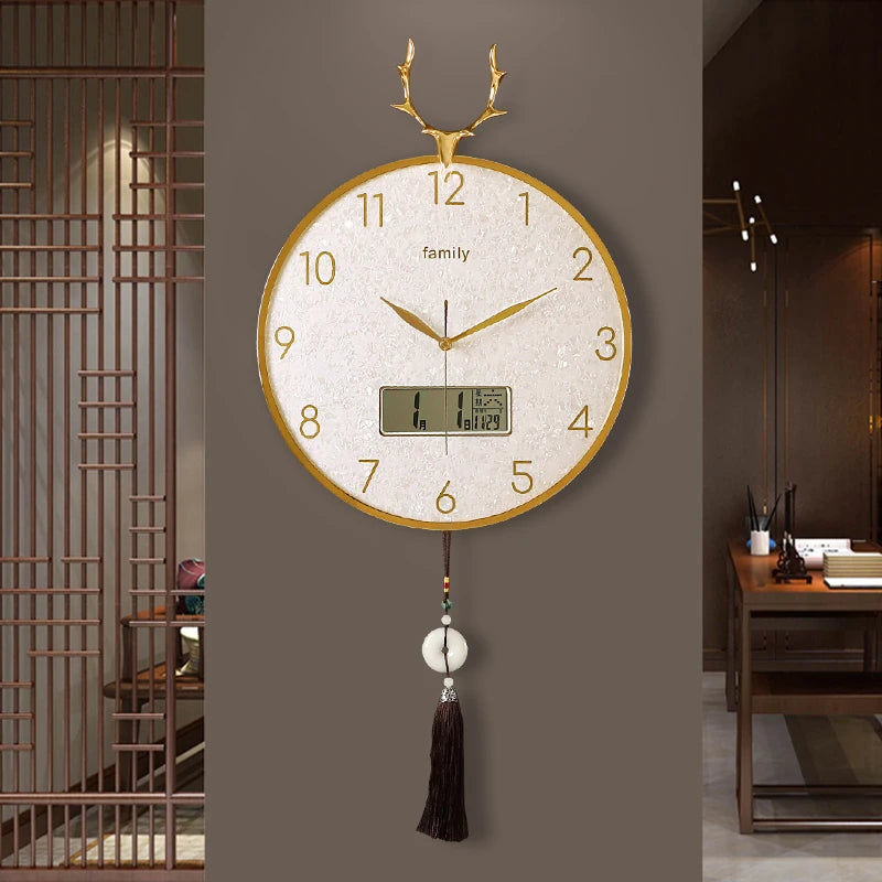 Chic Modern Wall Clock Hanging Art Round Classic Wall Clock Dining Room Plane Reloj De Pared Para Salon Decorativo Room Decor
