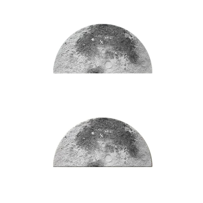 Moon living room decoration painting, LED wall lamp painting, background wall, high-end feeling, sandstone hanging painting