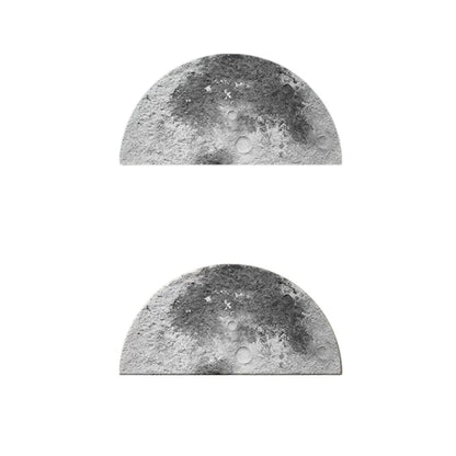Moon living room decoration painting, LED wall lamp painting, background wall, high-end feeling, sandstone hanging painting