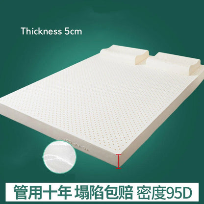 New Natural Thailand imported latex mattress 10cm raw liquid mattress 100% rubber cushion double home mat queen king full size