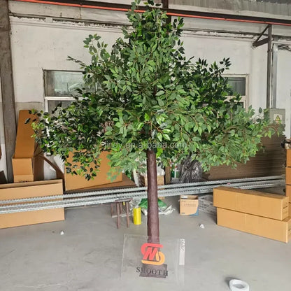 Custom Outdoor Indoor Decoration Green Plant Realistic Olive 6.5ft 8ft 10ft Artificial Olive Tree for Hotel Event Garden