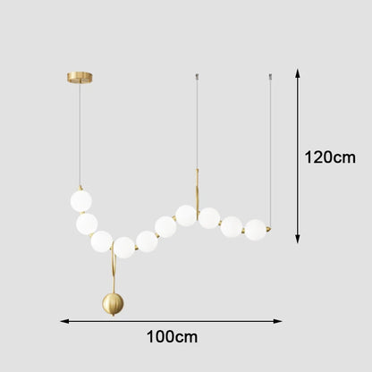 Nordic home decoration, stair chandelier, living room and dining room Pendant lights, ceiling light, indoor lighting