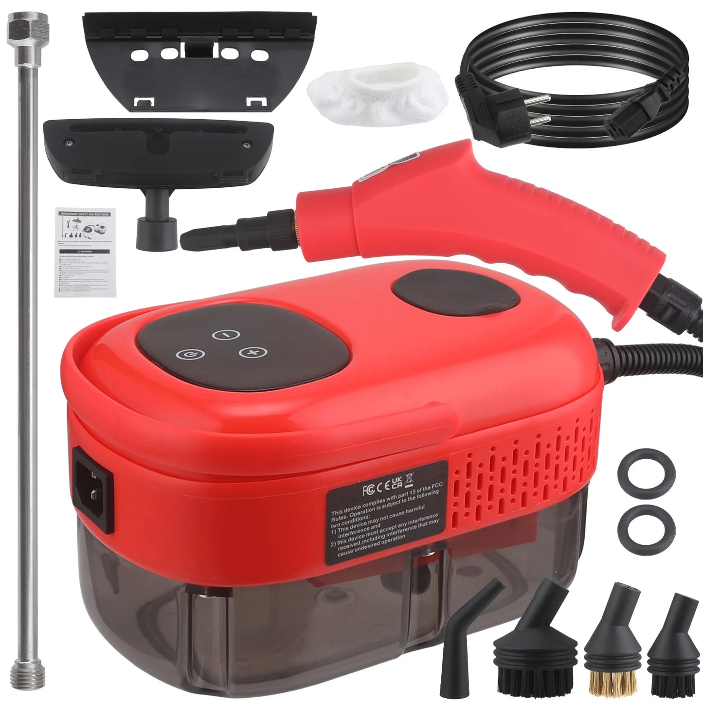 High-Temperature Steam Cleaner，2800W Heavy-Duty ，For Kitchen Grease & Range Hood Cleaning