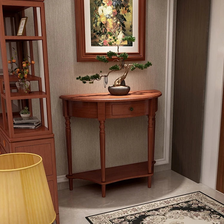 Rustic Classic Console Table With Drawers Mid Century Retro Small Console Table French Elegant Furniture Living Room Furniture