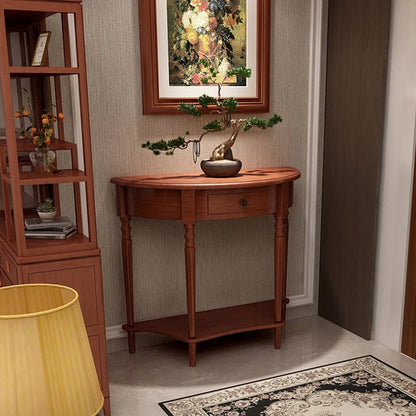 Rustic Classic Console Table With Drawers Mid Century Retro Small Console Table French Elegant Furniture Living Room Furniture