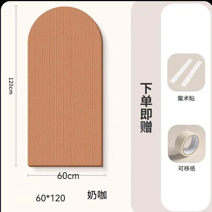 Felt Board Wall Stickers Thick Anti-collision Protect Wallpaper Decor Photo Message Background Arched Bridge Shape Bedroom Art