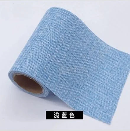 New Grasscloth Linen Wallpaper Peel and Stick Removable Embossed Wall Sticker Self Adhesive Room Wall Decoration
