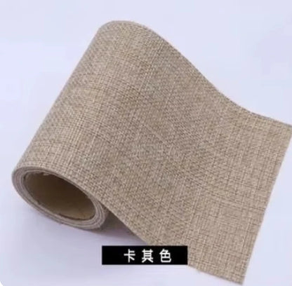New Grasscloth Linen Wallpaper Peel and Stick Removable Embossed Wall Sticker Self Adhesive Room Wall Decoration